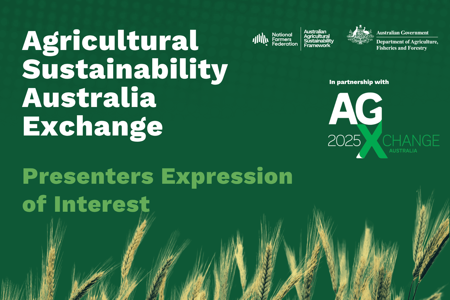 Expressions of Interest for Presenters September 2025 Exchange - AASF
