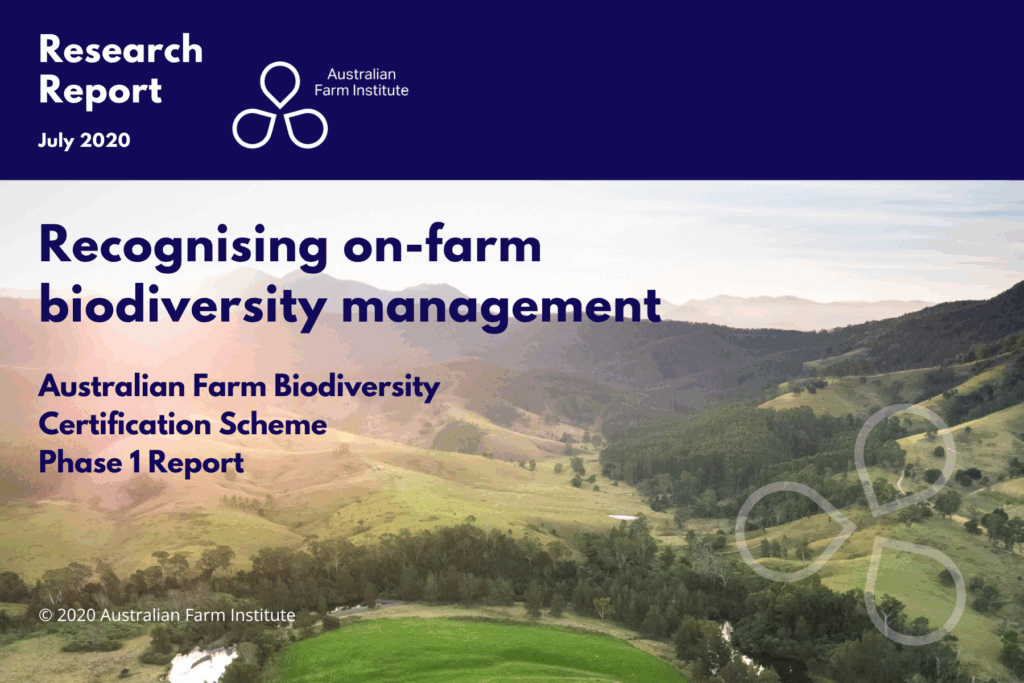 Recognising On-Farm Biodiversity Management | Australian Agricultural ...