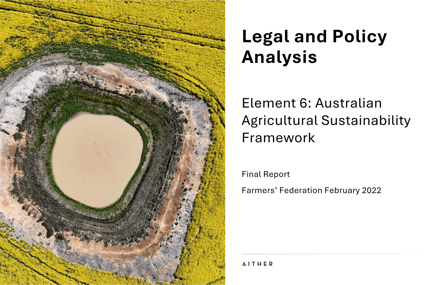 Legal and Policy Analysis | Australian Agricultural Sustainability ...
